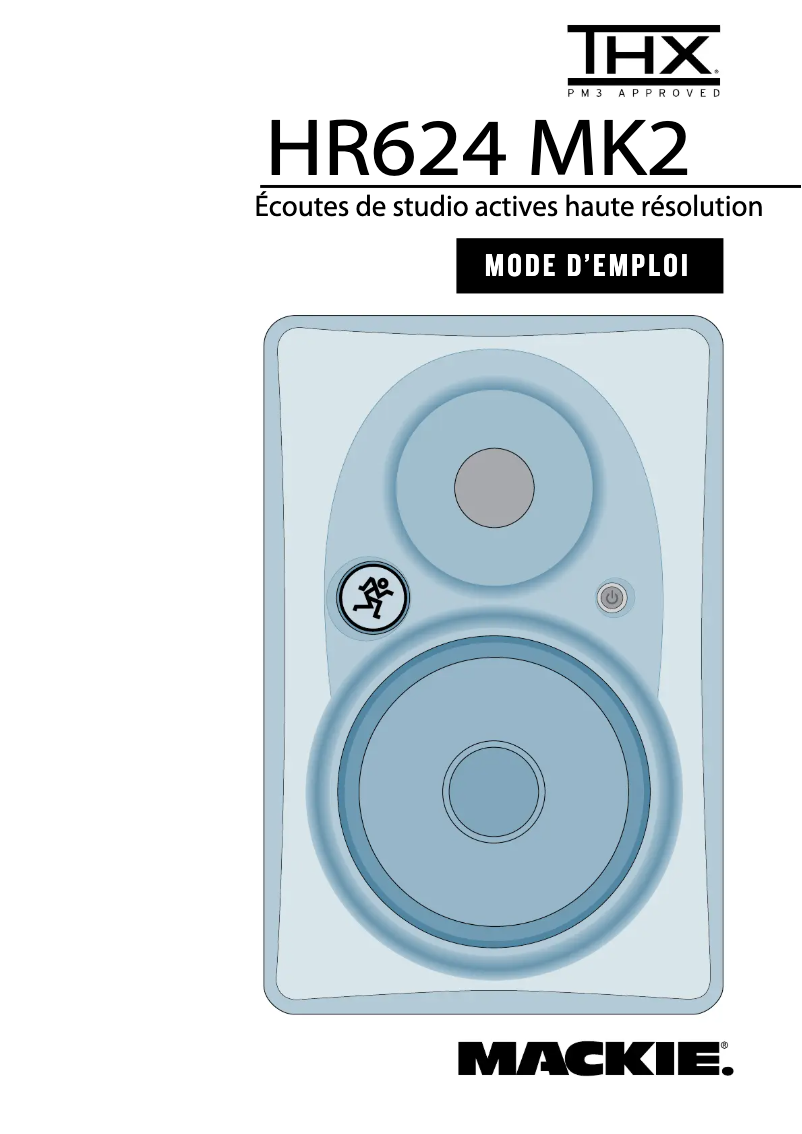 First page image of the manual for HR624mk2