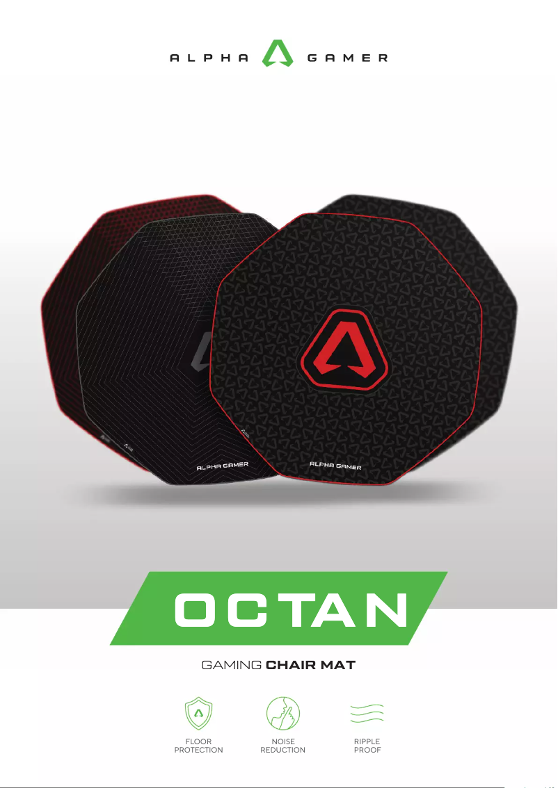 Page 1 of the manual User Manual Alpha Gamer Octan