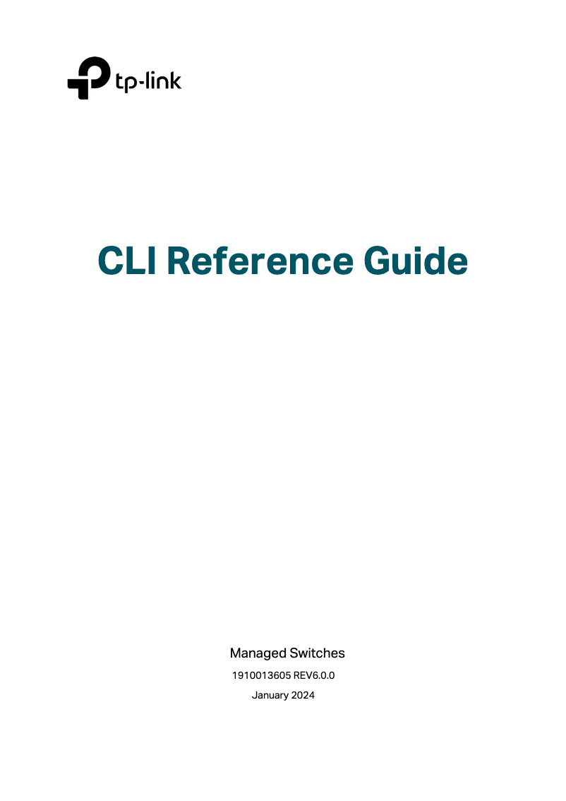 First page image of the manual for TL- SL2428WEB