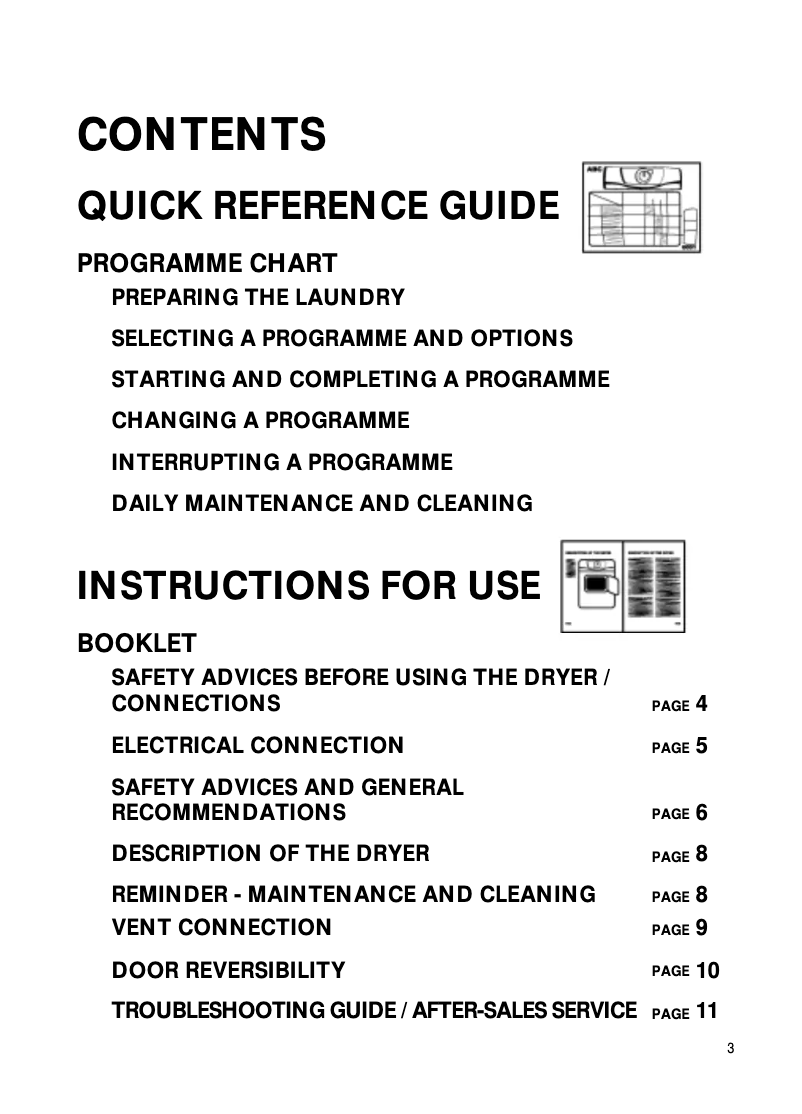 Page 1 of the manual User Manual Whirlpool AWZ 3798