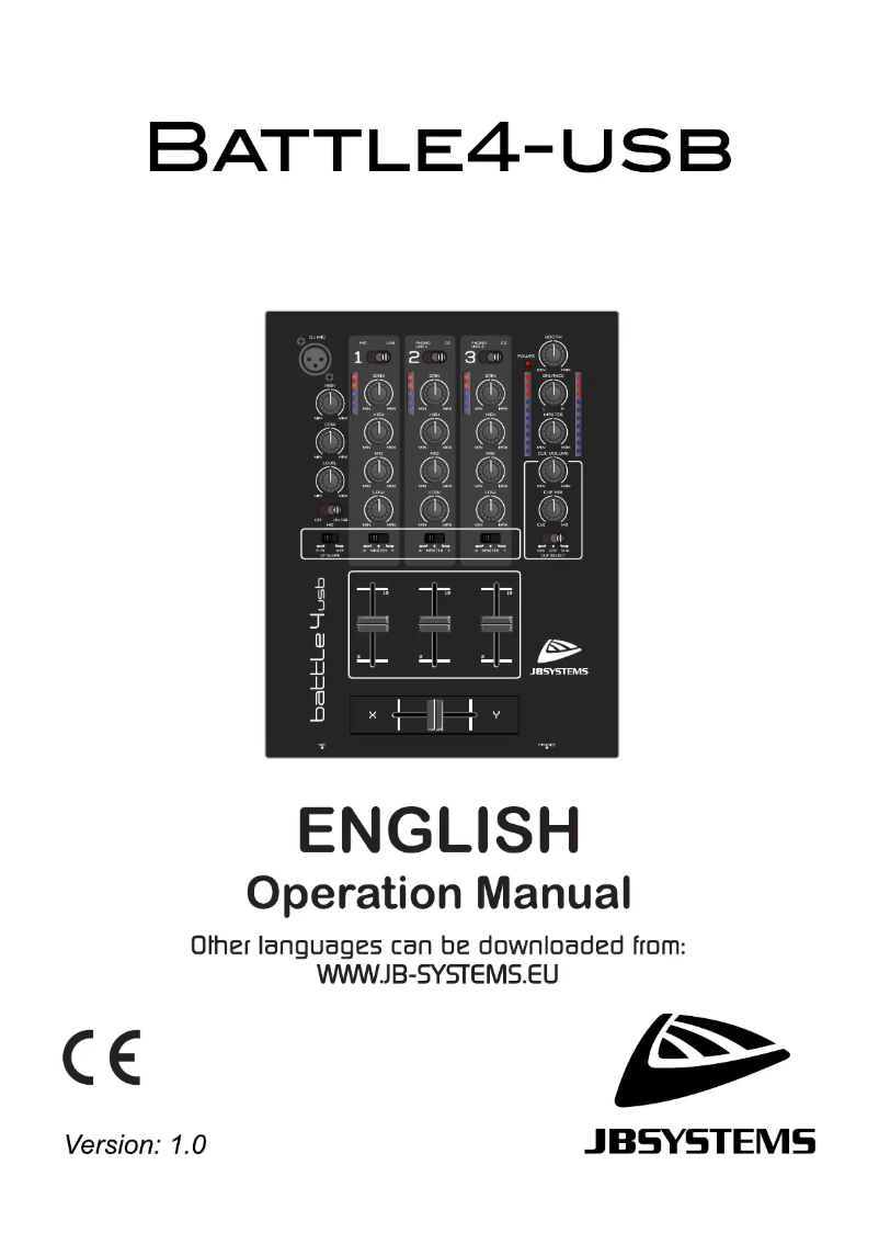 Page 1 of the manual User Manual JB systems Battle 4 USB