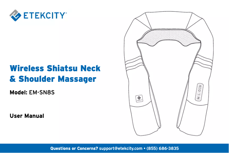 First page image of the manual for EM-SN8S