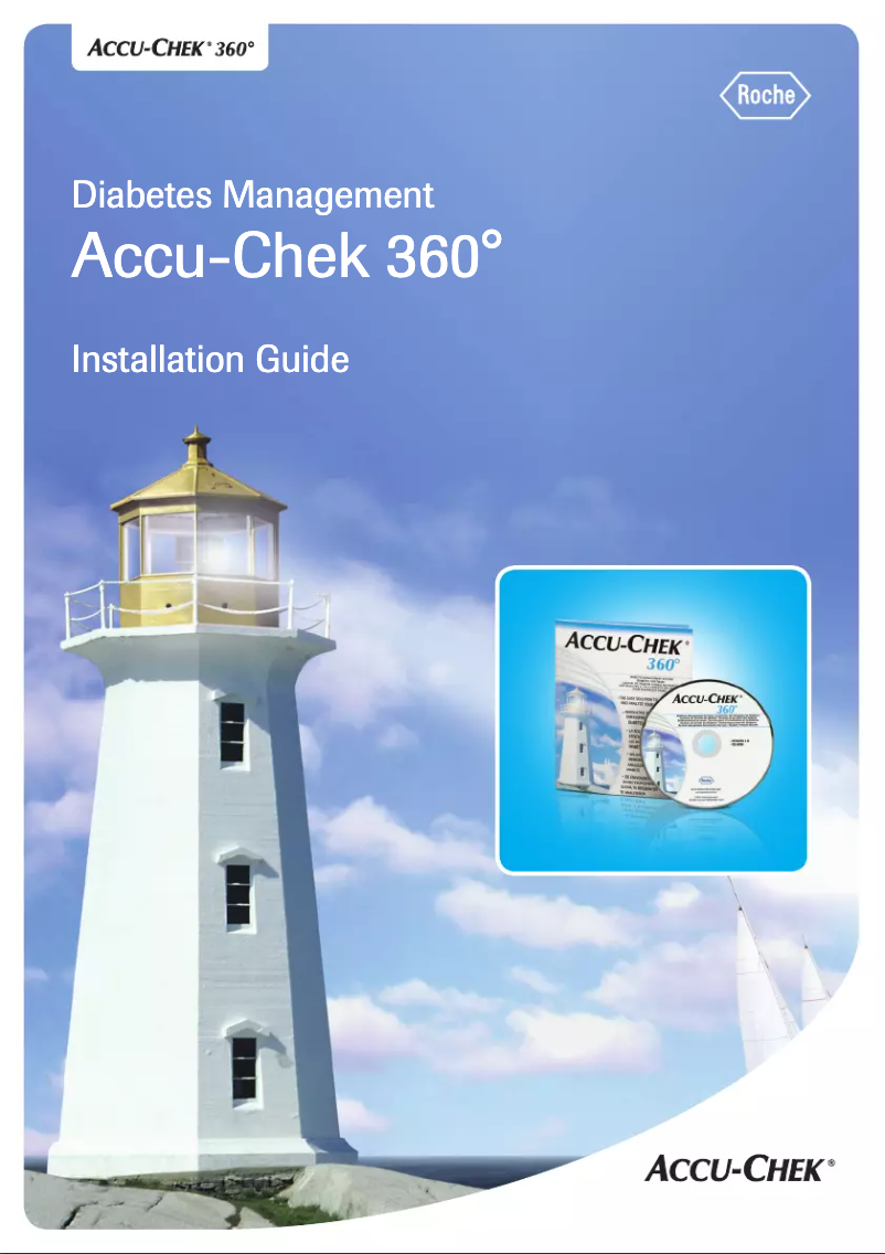 Page 1 of the manual User Manual Accu-Chek 360°