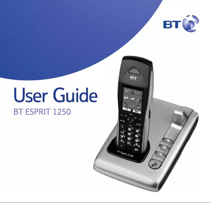Page 1 of the manual User Manual BT Esprit 1250
