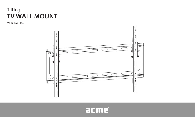 Page 1 de la notice Manuel utilisateur Acme MTLT52