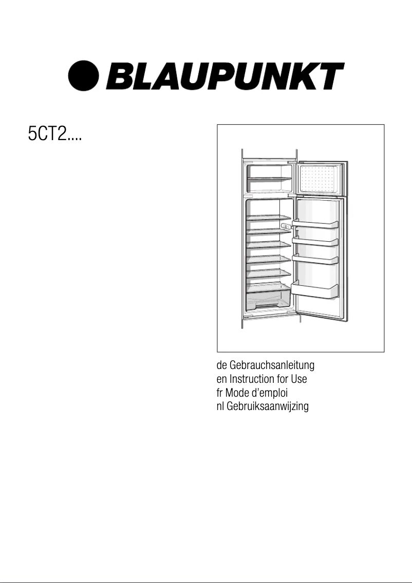 First page image of the manual for 5CT24020