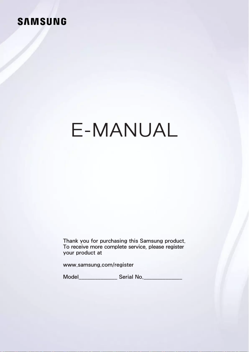Page 1 of the manual User Manual Samsung UE65JU6400K