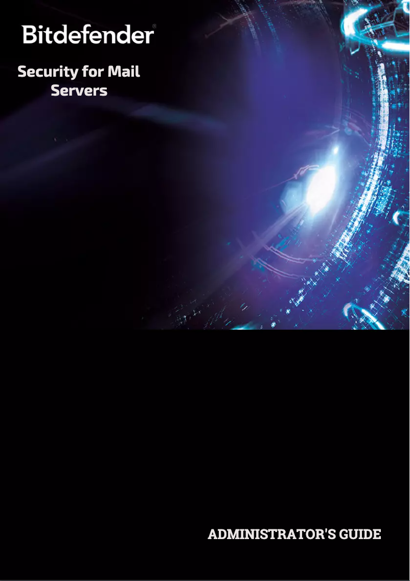 Image de la première page du manuel de l'appareil Security for Mail Servers (Linux)