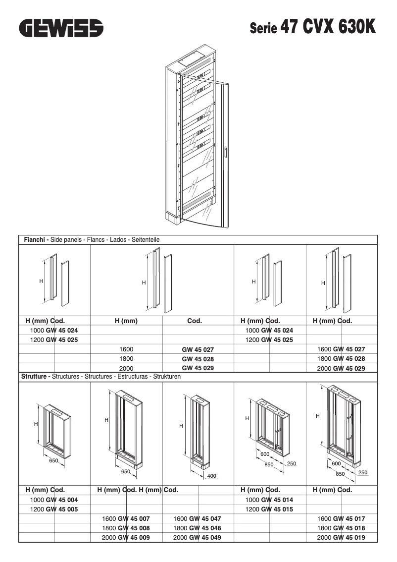 Page 1 of the manual User Manual Gewiss GW45017