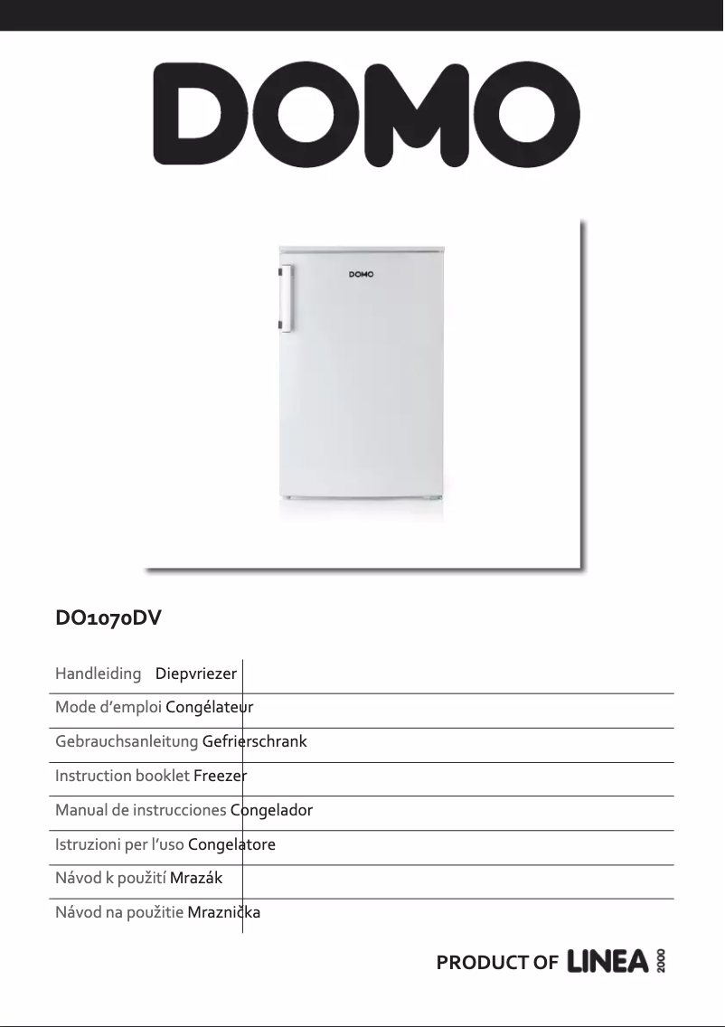First page image of the manual for DO1070DV