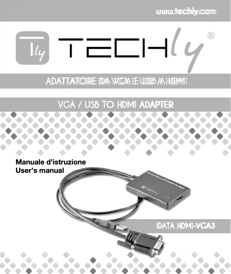 Page 1 of the manual User Manual Techly 301665