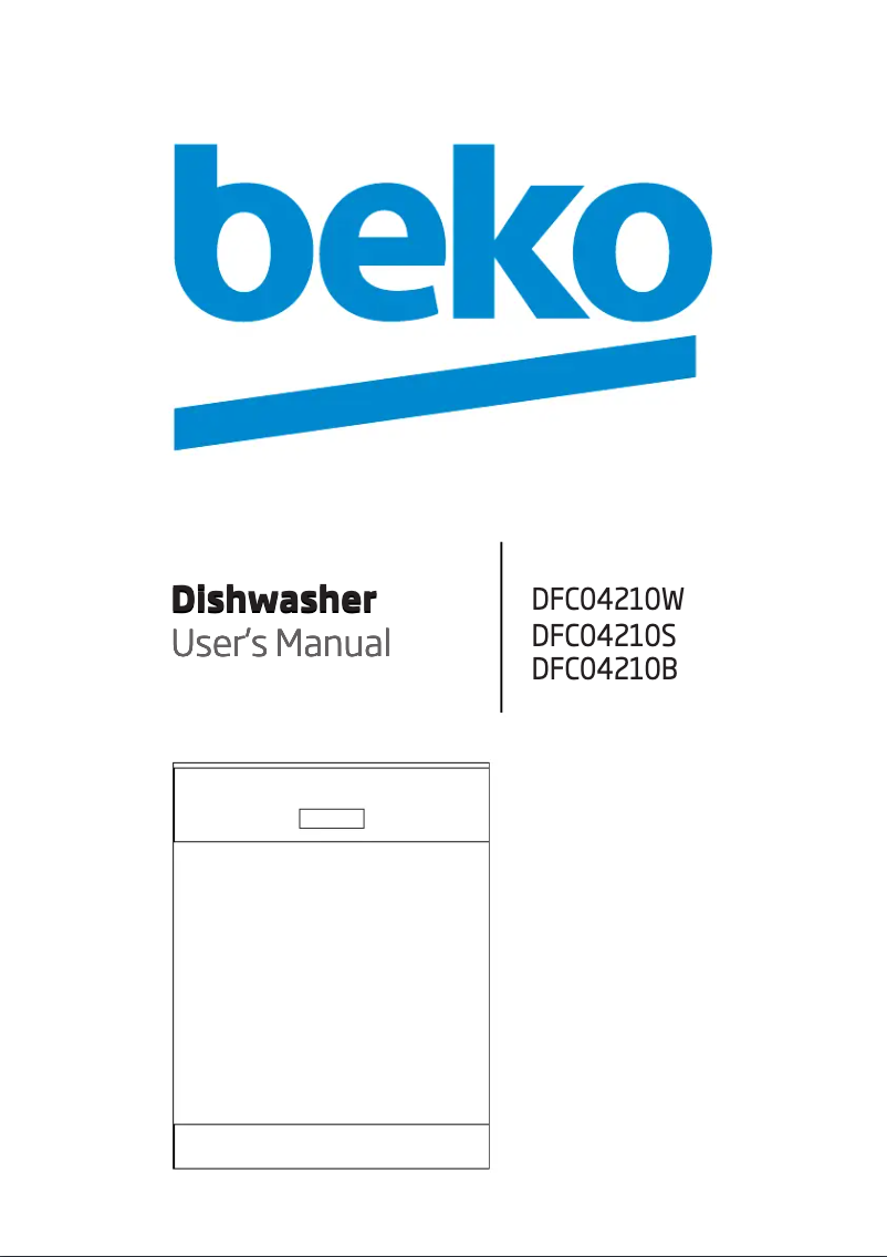 Page 1 of the manual User Manual Beko DFC 04210 S