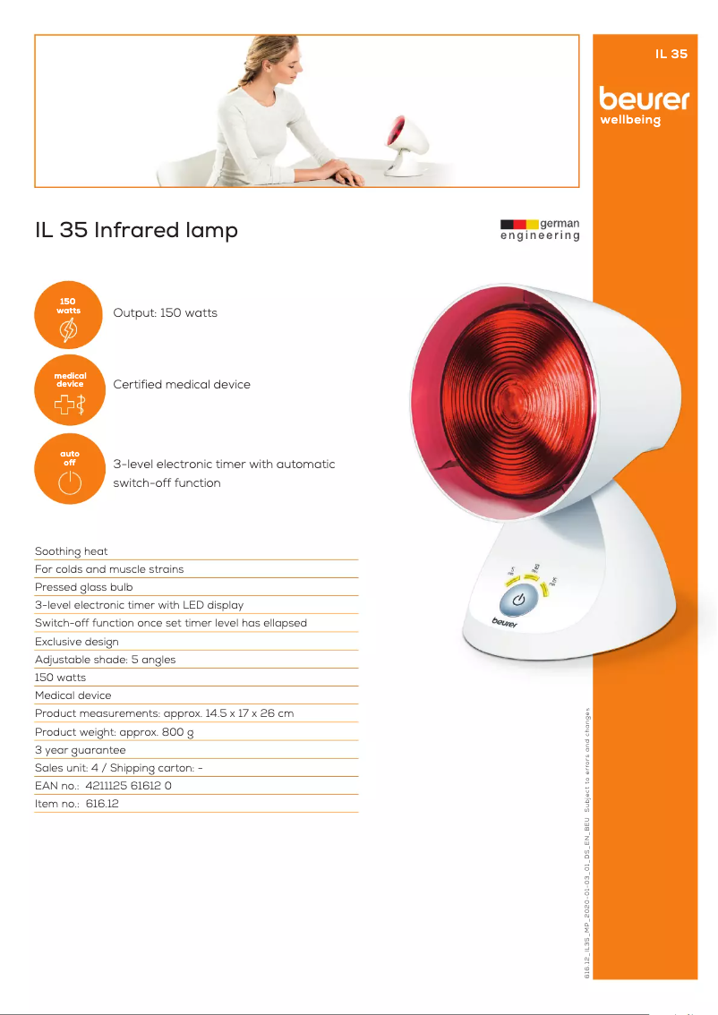 First page image of the manual for IL 35