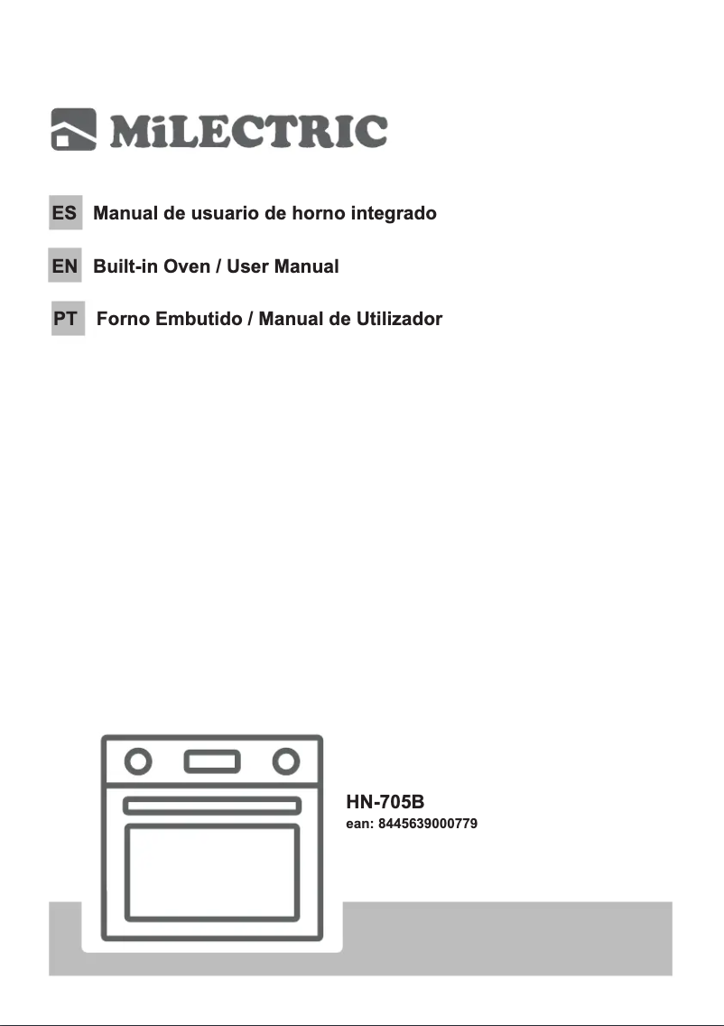 Page 1 of the manual User Manual Milectric HN-705B