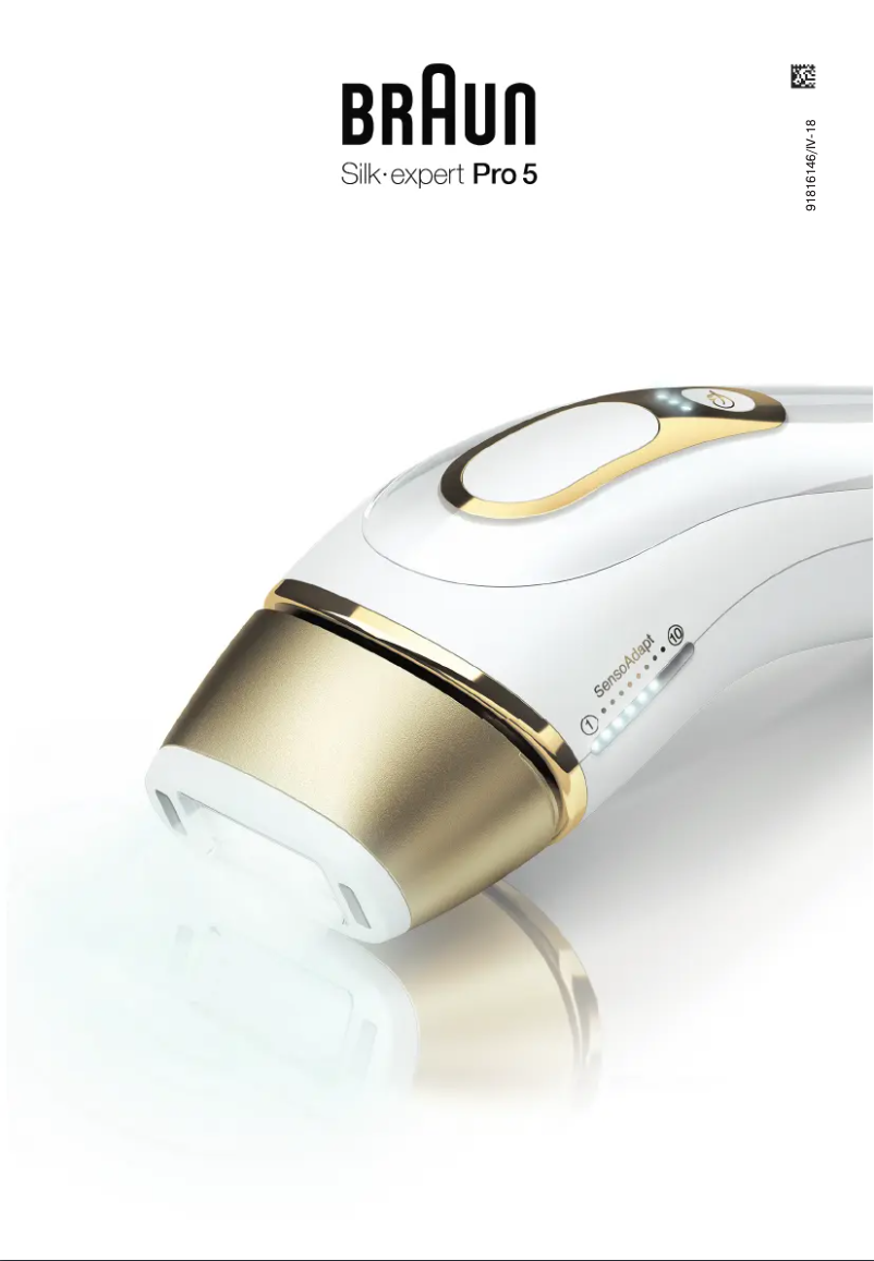 Page 1 of the manual User Manual Braun Silk·expert Pro 3 PL3111