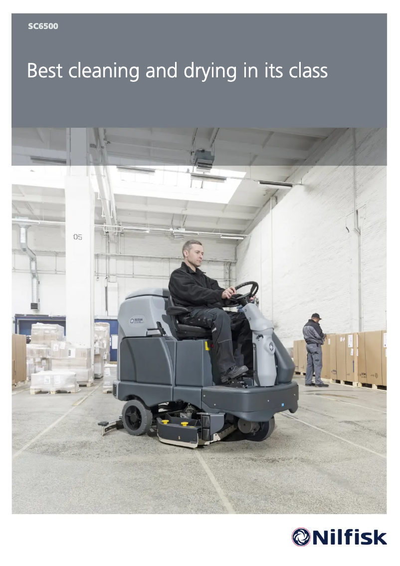 Page 1 of the manual Brochure Nilfisk SC6500