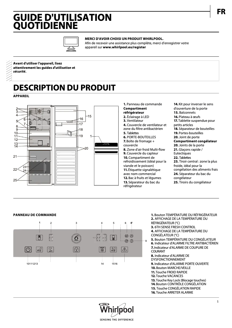 First page image of the manual for BSNF 8772 OX