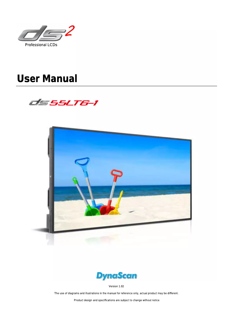 Page 1 of the manual User Manual DynaScan DS552LT6