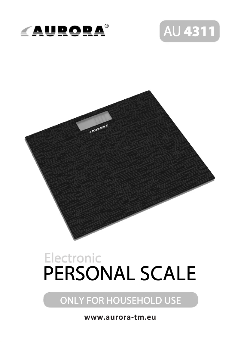 First page image of the manual for AU 4311