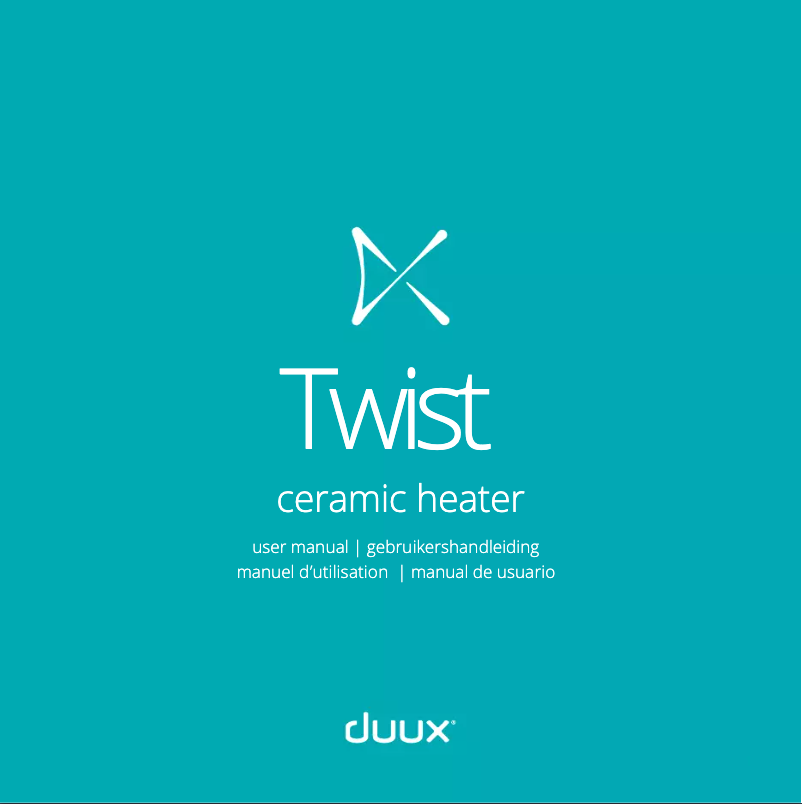 First page image of the manual for Twist DXFH01