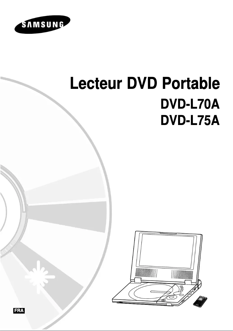 Page 1 of the manual User Manual Samsung DVD-L70A