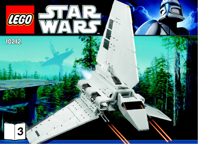 Page 1 of the manual User Manual Lego Imperial Shuttle (TM)