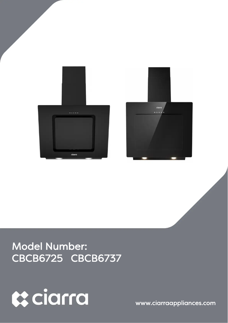 First page image of the manual for CBCB6737