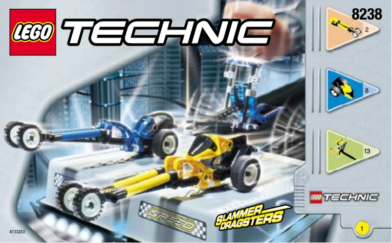 Page 1 of the manual User Manual Lego Slammer Dragsters