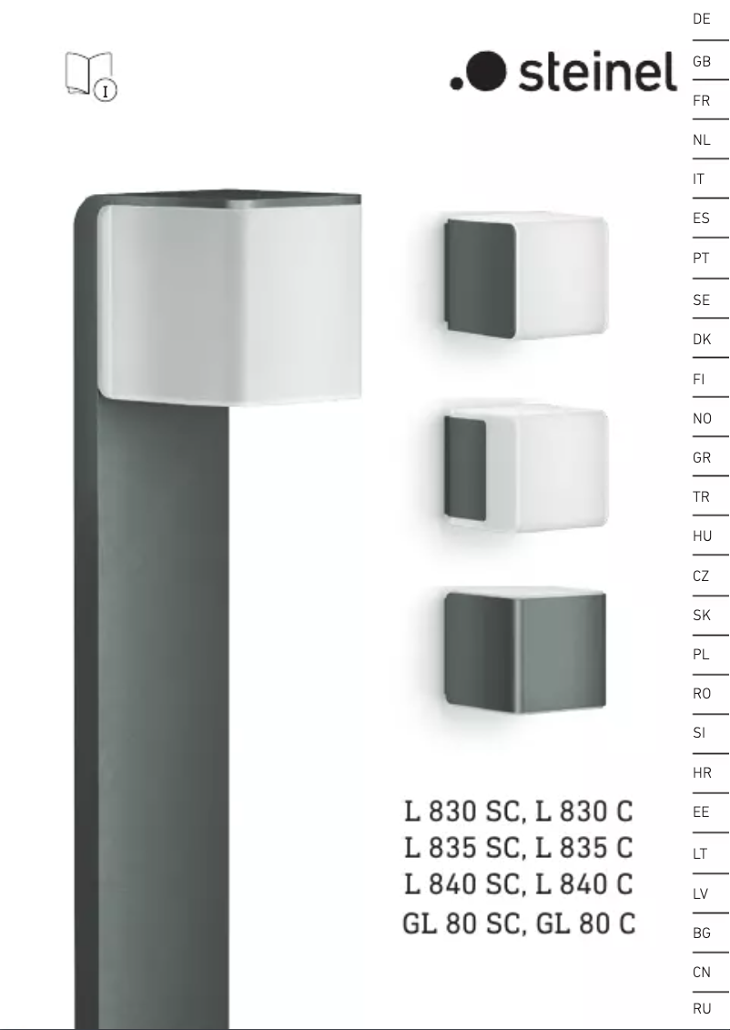Page 1 of the manual User Manual Steinel L 835 SC
