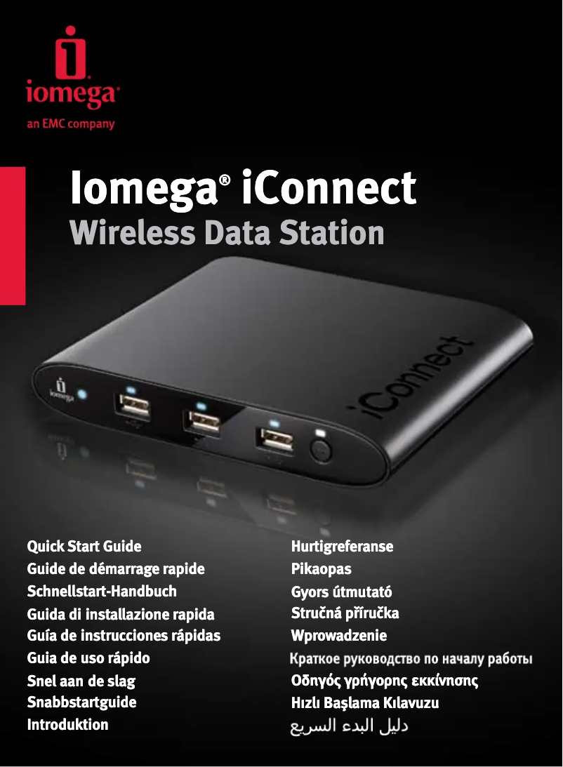 Page 1 de la notice Manuel utilisateur Iomega iConnect