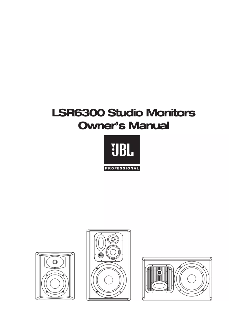 First page image of the manual for LSR6328P