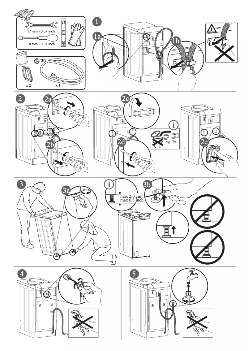 Page 1 of the manual Safety Instructions Privileg PWT B623S