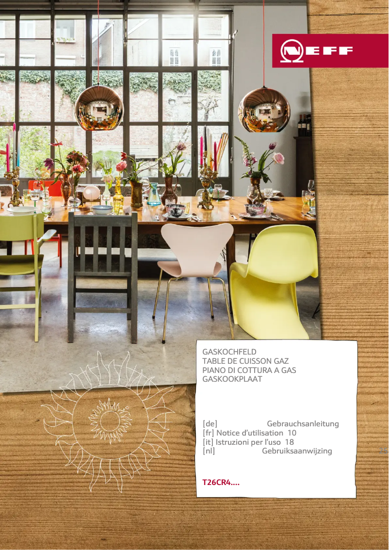 Page 1 of the manual User Manual Neff T26CR48S0