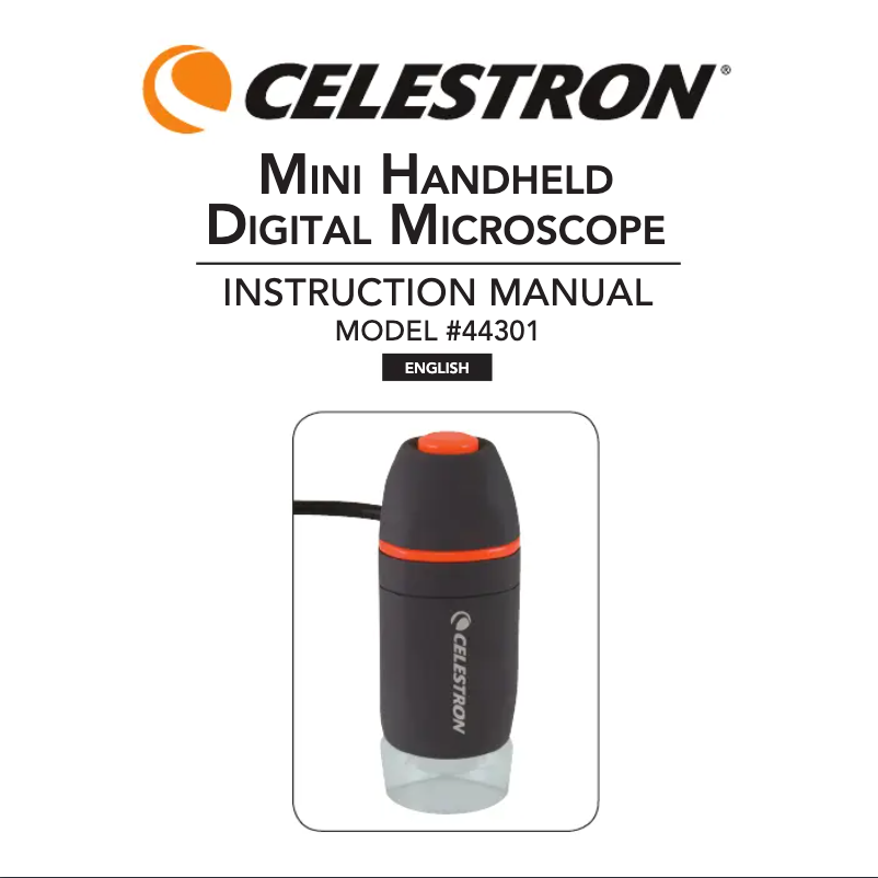 Page 1 of the manual User Manual Celestron 44301