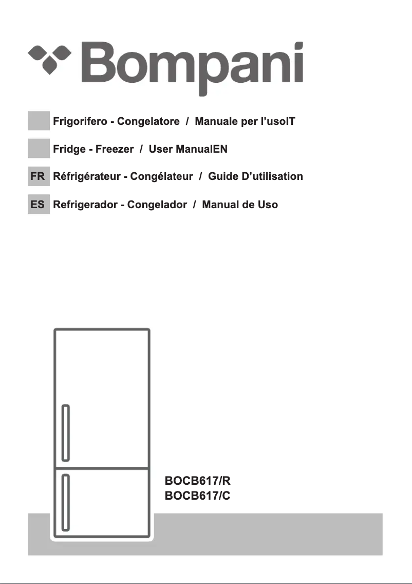 First page image of the manual for BOCB617/R