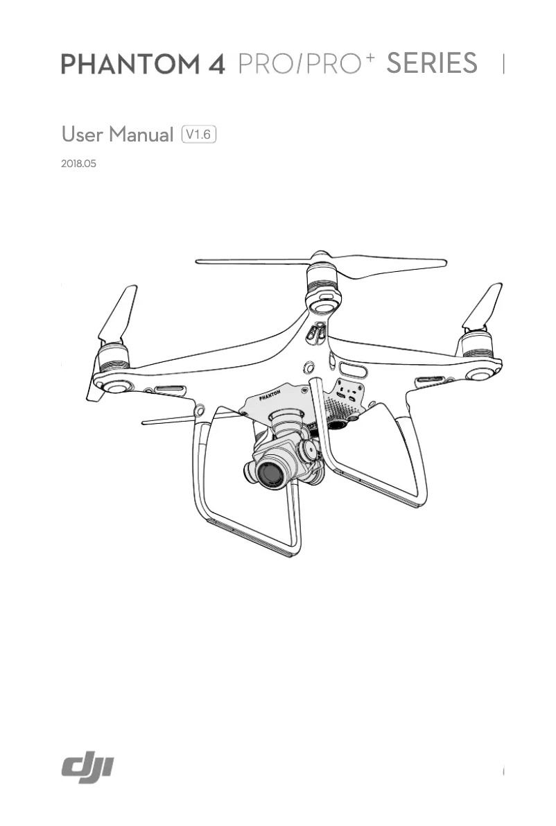 First page image of the manual for Phantom 4 Pro+