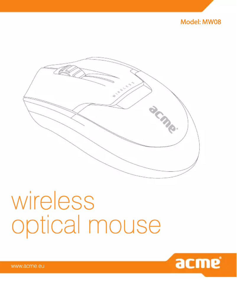 Page 1 de la notice Manuel utilisateur Acme MW08