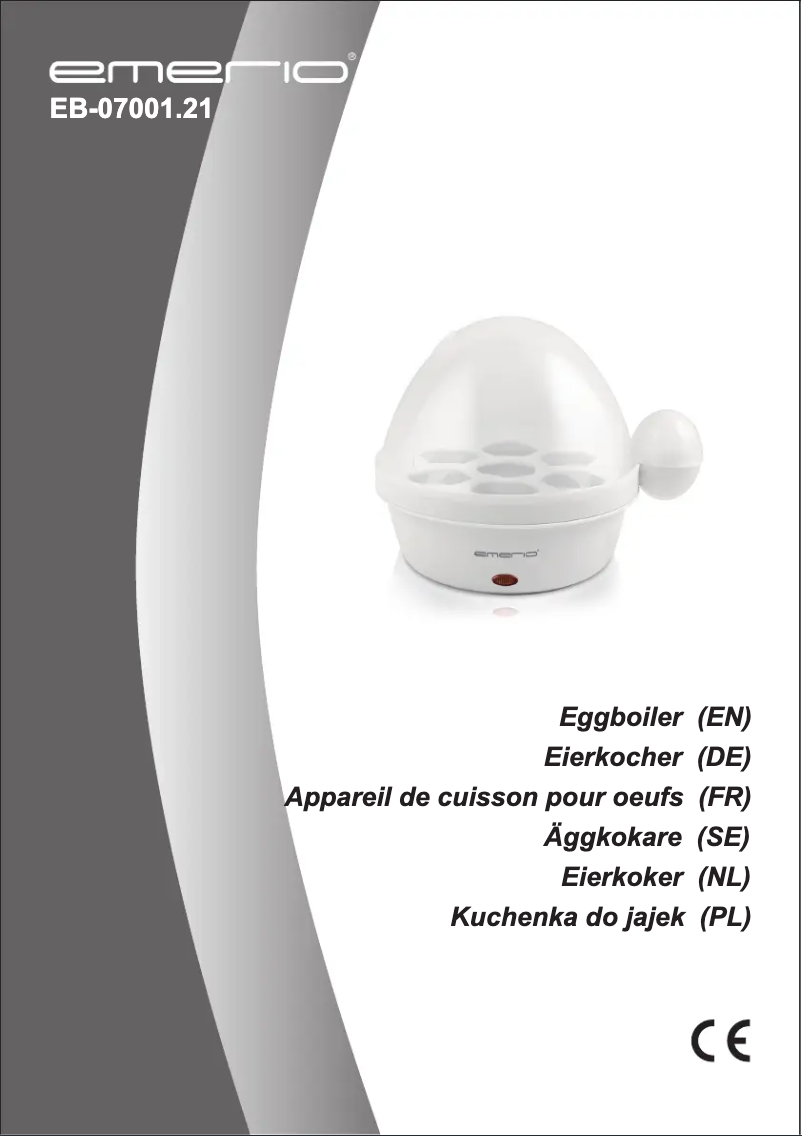 First page image of the manual for EB-07001.21