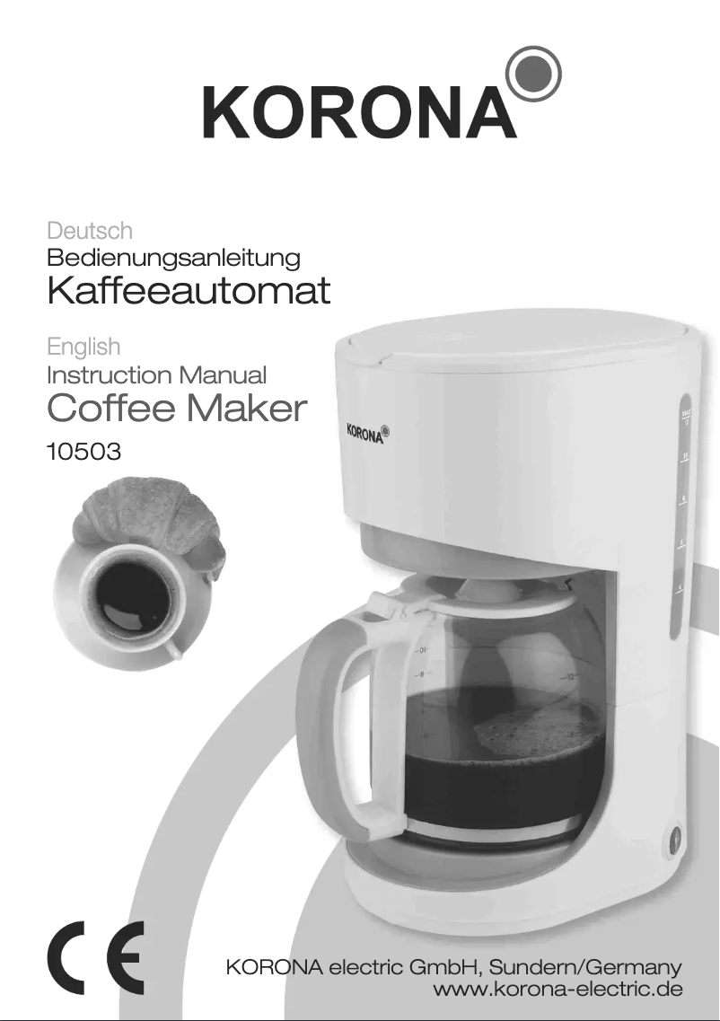 Page 1 of the manual User Manual Korona 10503