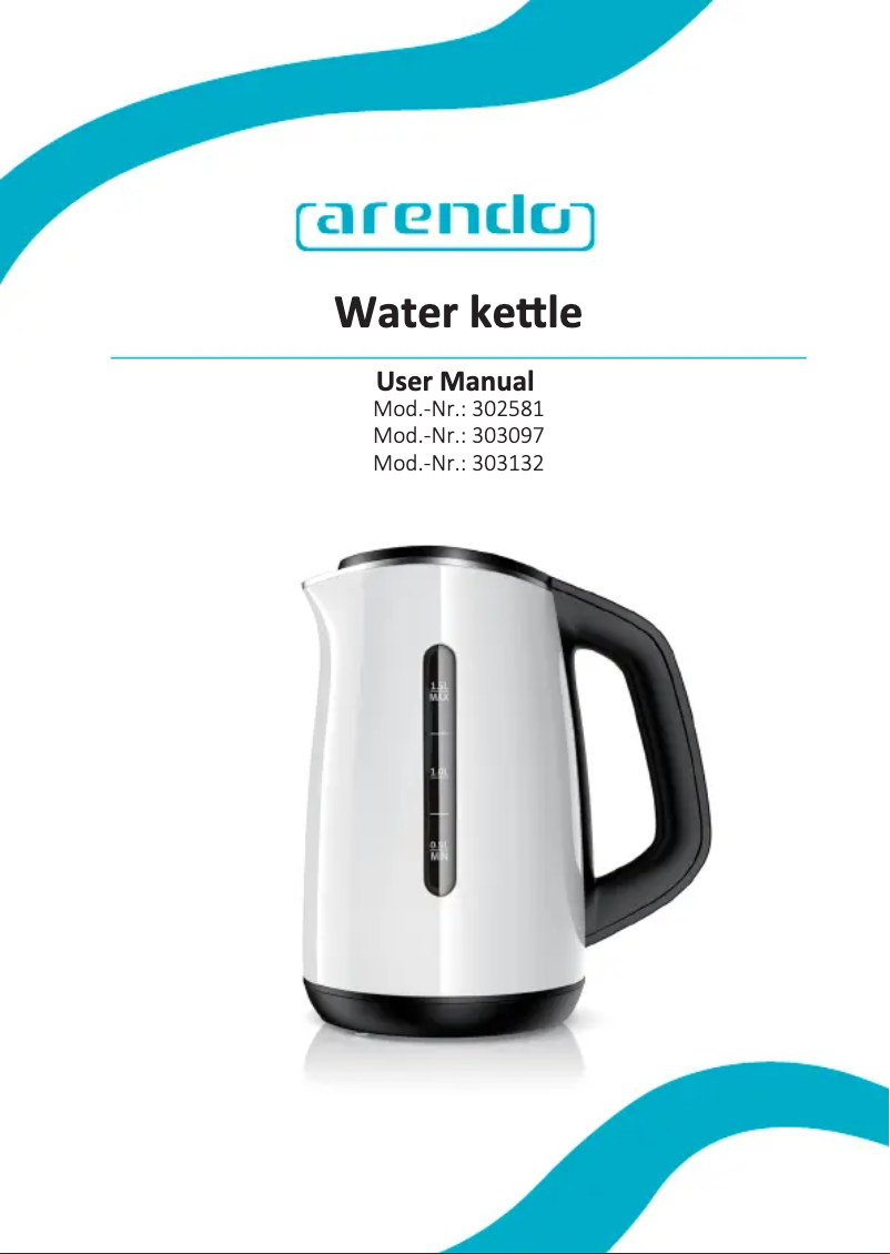 Page 1 of the manual User Manual Arendo 303097