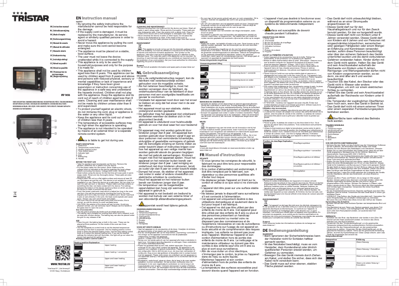 First page image of the manual for OV-1456