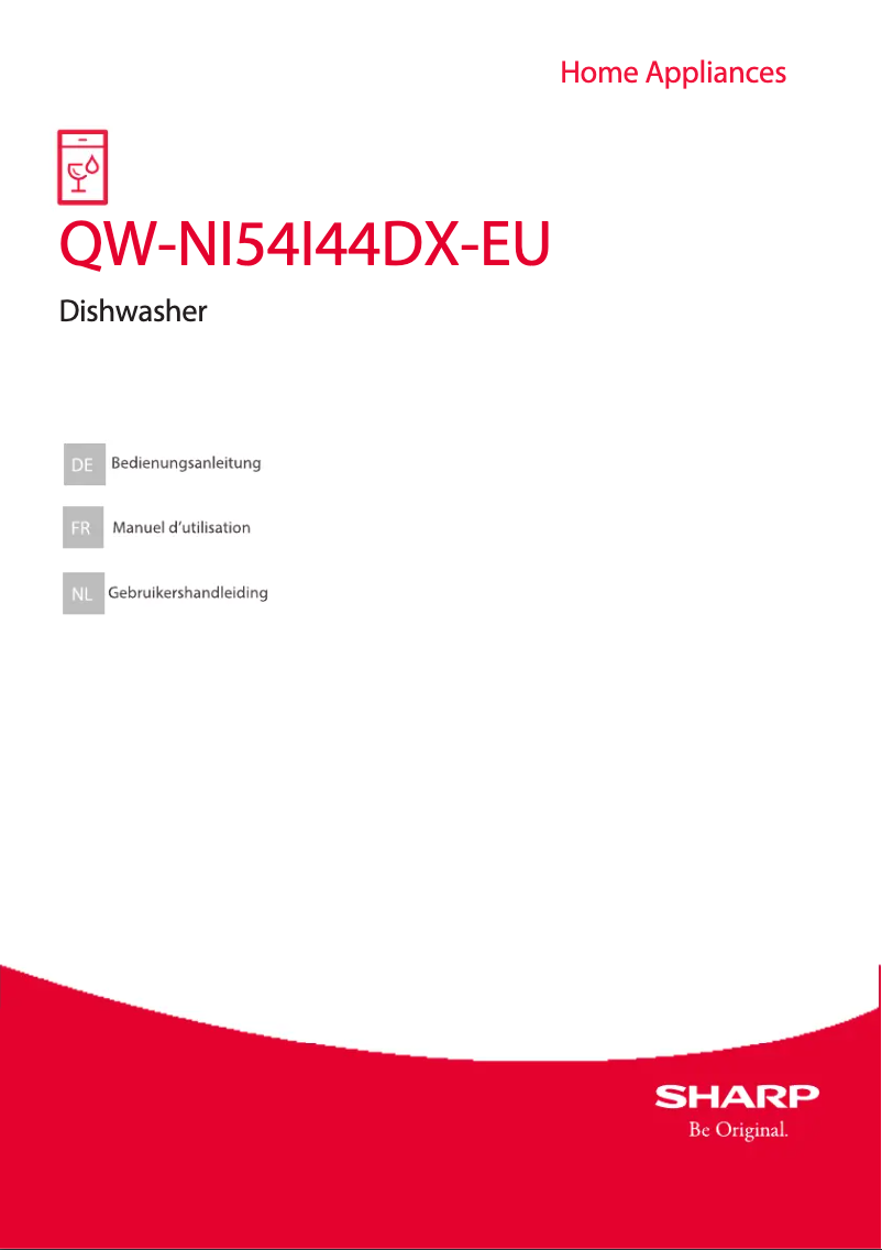 First page image of the manual for QW-NI54I44DX-EU