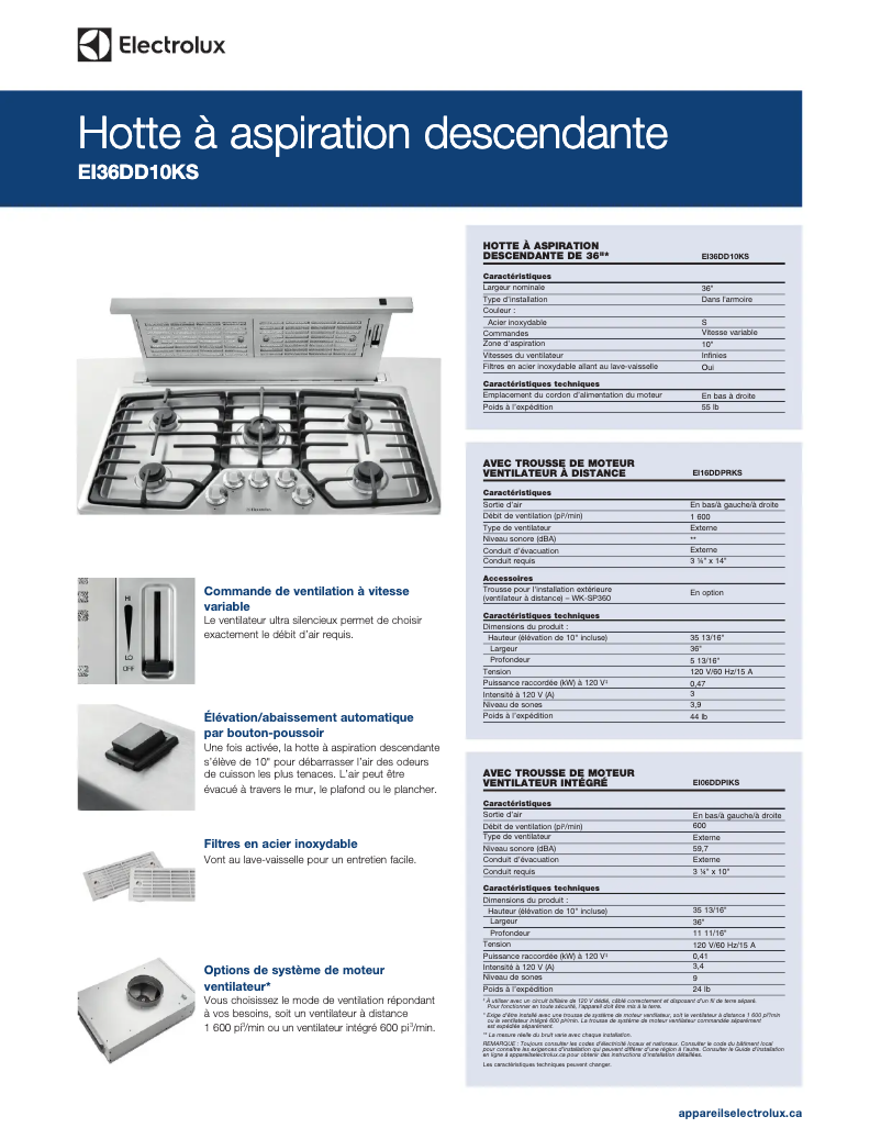 First page image of the manual for E36DD75ESS