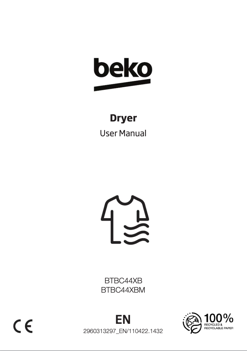 First page image of the manual for BTBC44XBM