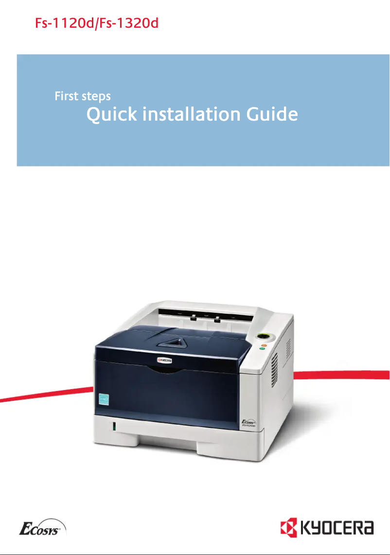 Page 1 of the manual User Manual Kyocera FS-1120D/KL3