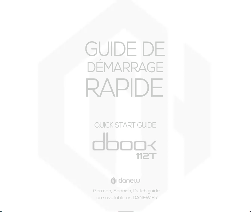 First page image of the manual for Dbook 112T