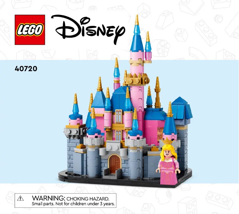Page 1 of the manual User Manual Lego Disney 40720