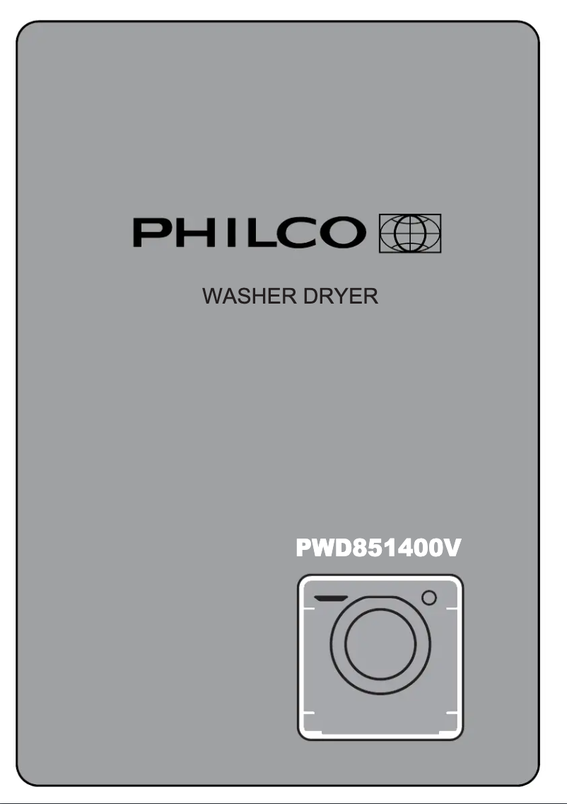 First page image of the manual for PWD851400V