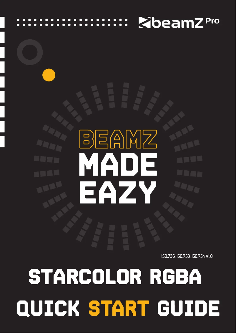 First page image of the manual for StarColor205