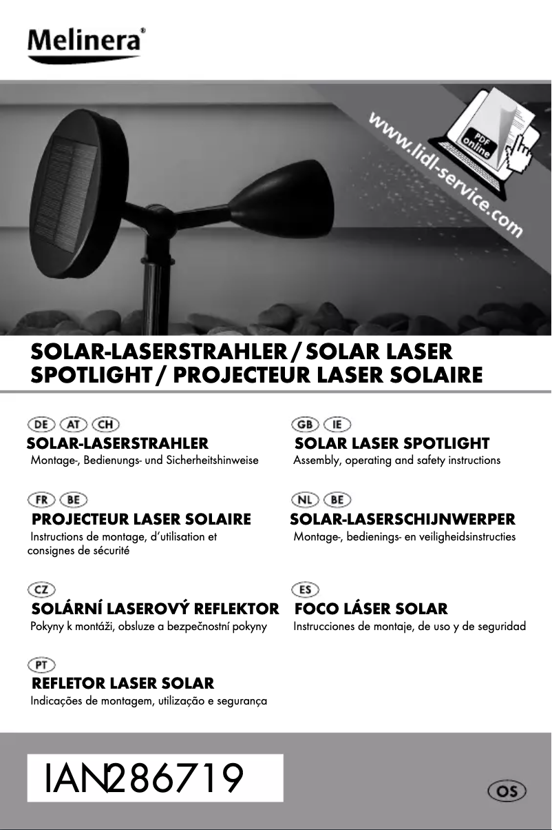 Page 1 of the manual User Manual Melinera IAN 286719